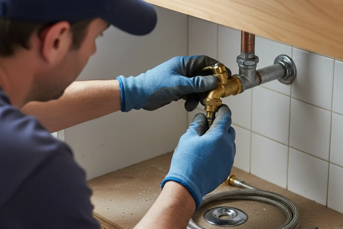 Shutoff valve and fitting work during Faucet and Fixture Repair in Boulder